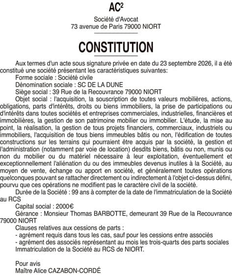 Contenu publication