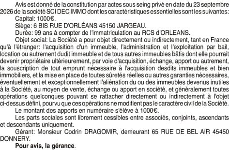 Contenu publication