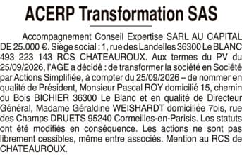 Contenu publication