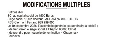 Contenu publication