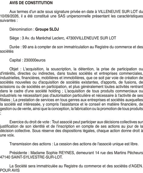 Contenu publication