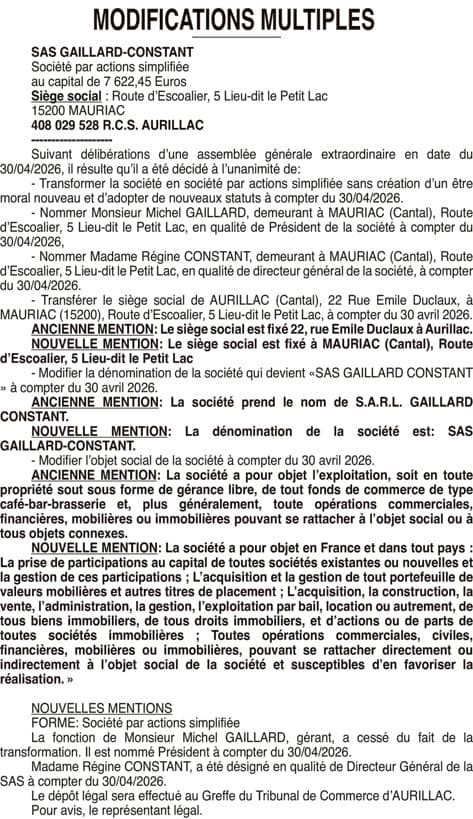 Contenu publication