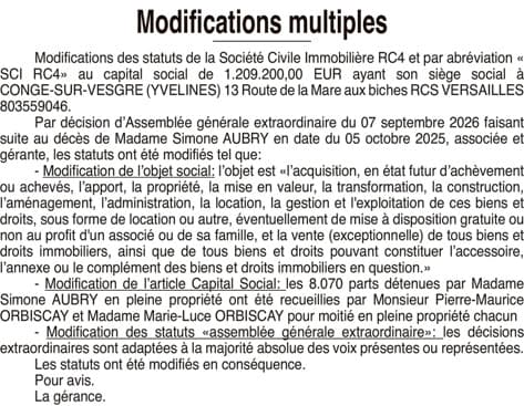 Contenu publication
