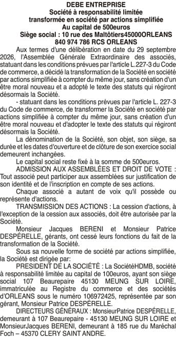 Contenu publication