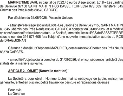 Contenu publication