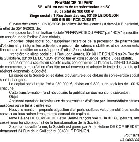 Contenu publication