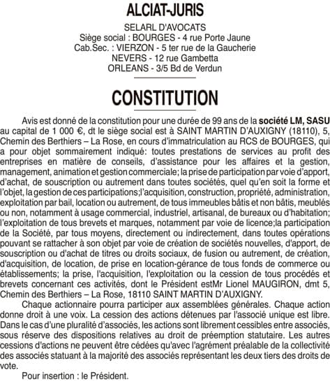 Contenu publication