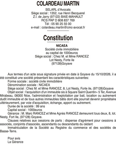 Contenu publication