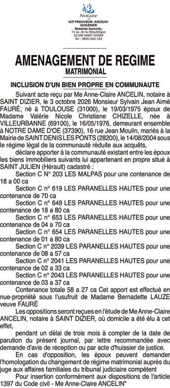 Contenu publication