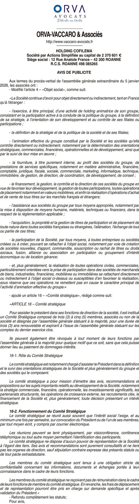 Contenu publication