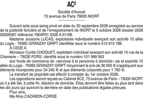 Contenu publication