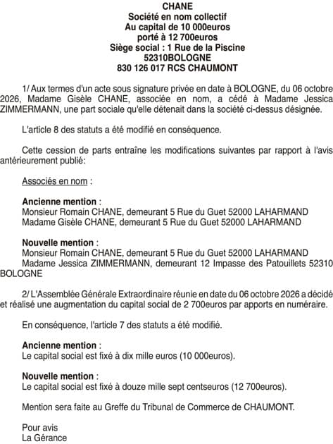 Contenu publication