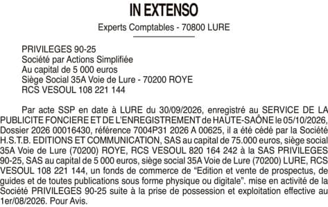 Contenu publication