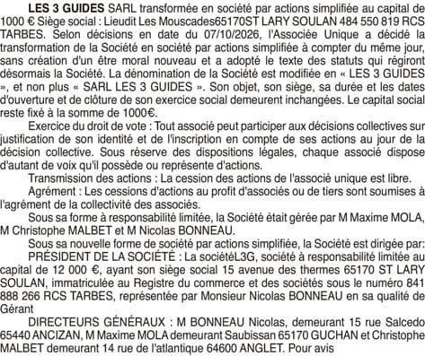 Contenu publication