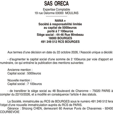 Contenu publication