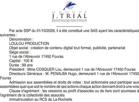 Contenu publication