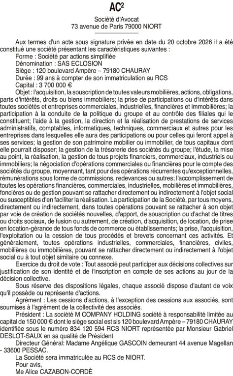 Contenu publication