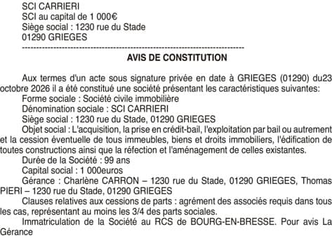 Contenu publication