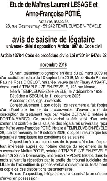 Contenu publication