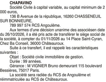 Contenu publication