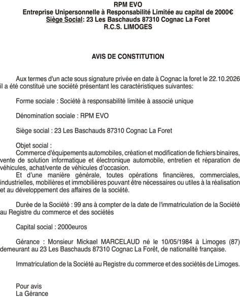 Contenu publication