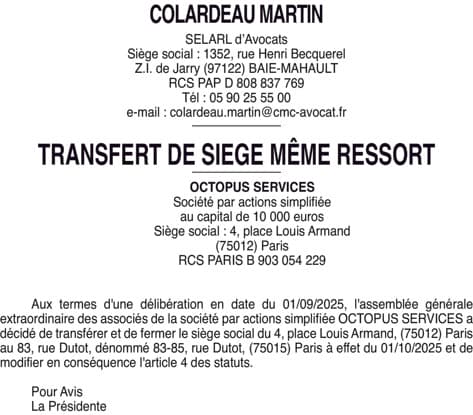 Contenu publication