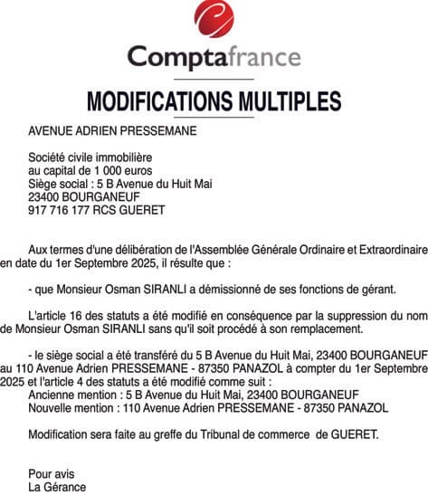 Contenu publication