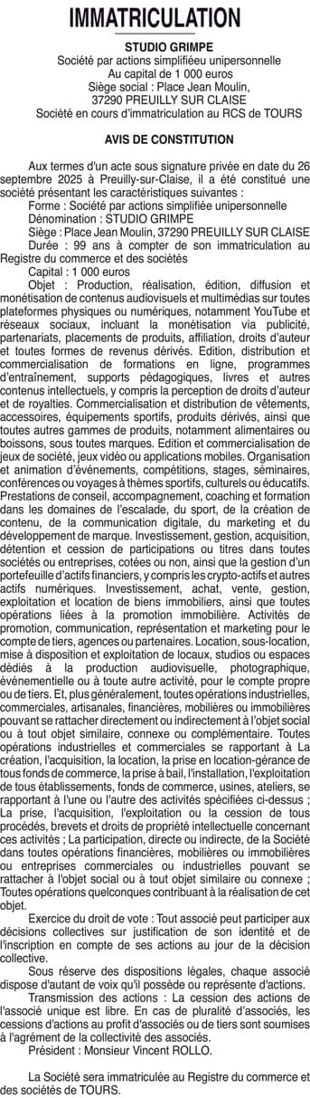 Contenu publication
