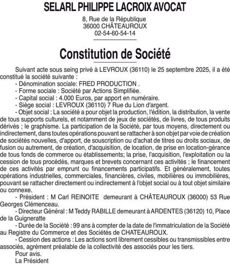 Contenu publication