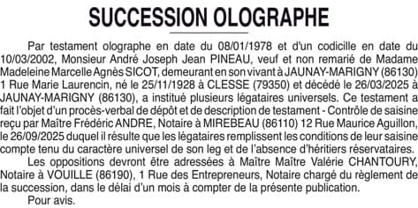 Contenu publication
