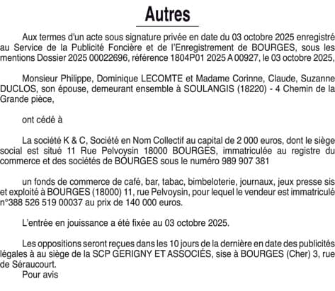 Contenu publication