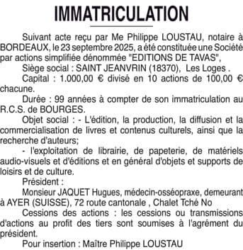 Contenu publication